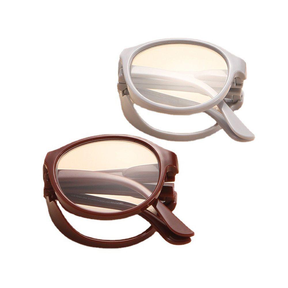 Mxbeauty Kacamata Lansia Fashion Melingkar Portable Retro Eyewear