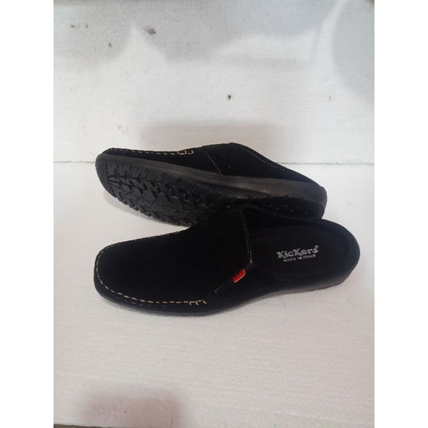 Sepatu sandal pria sepatu sandal bakpau sepatu slop pria bustong sepatu slip on casual pria