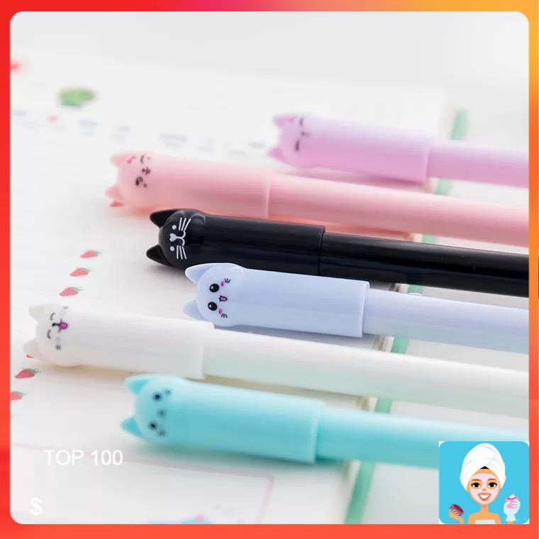

[ML] PULPEN KUCING LUCU 6 WARNA - BALLPOINT BOLPEN PENA KARTUN CUTE CAT KARAKTER
