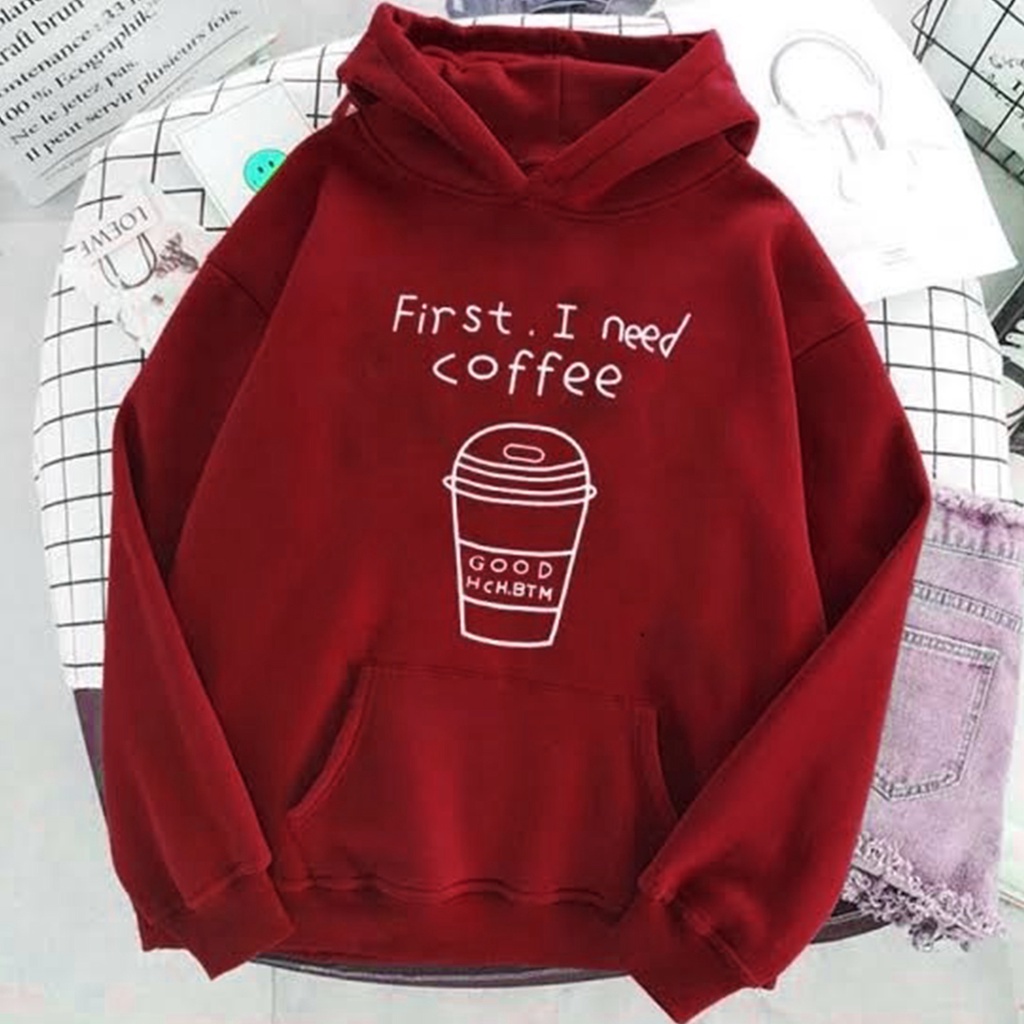 Sweater Pria/Wanita Keren Berkualitas - Coffee