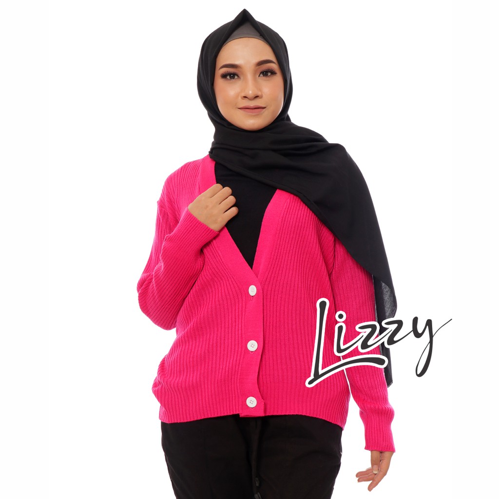 Lizzy - BIG BUTTON CARDIGAN