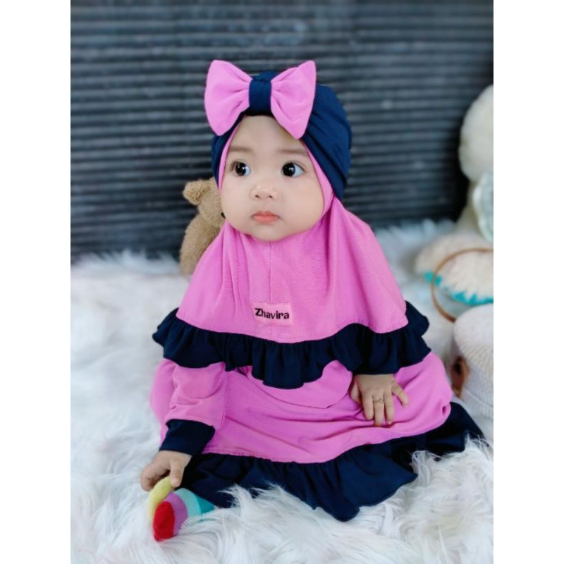 Gamis Remple by Zhavira/ gamis anak bayi perempuan