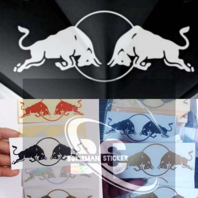 STICKER LOGO REDBULL STIKER RED BULL CUTTING