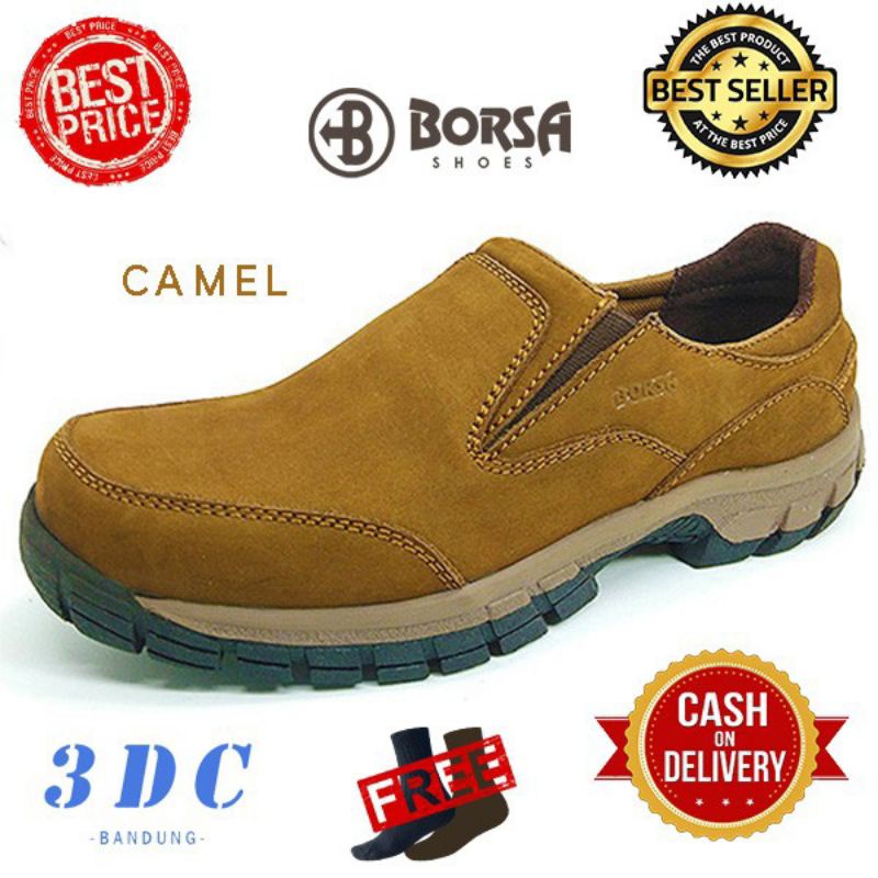 SEPATU BORSA AMBLE - ORIGINAL LEATHER SLIP ON