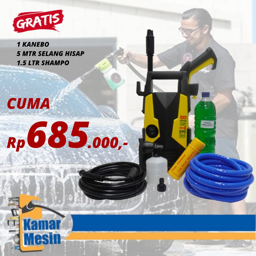 Paket Jet Cleaner Laguna Binter Jet Clenaer Binter Gratis Kanebo Laguna Power Cuci Motor Binter