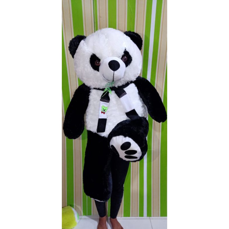 BONEKA TEDDY BEAR BERUANG PANDA JUMBO BESAR 1,2m 3kg