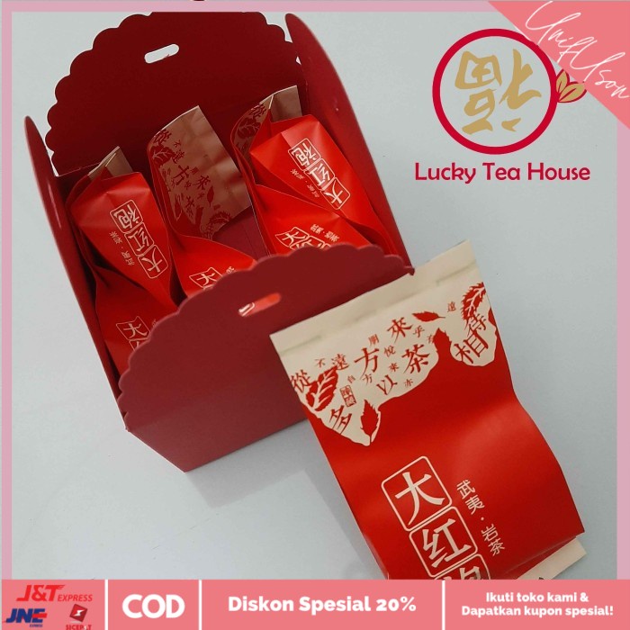 

⭐COD⭐ Chinese tea da hong pao big red robe isi 6