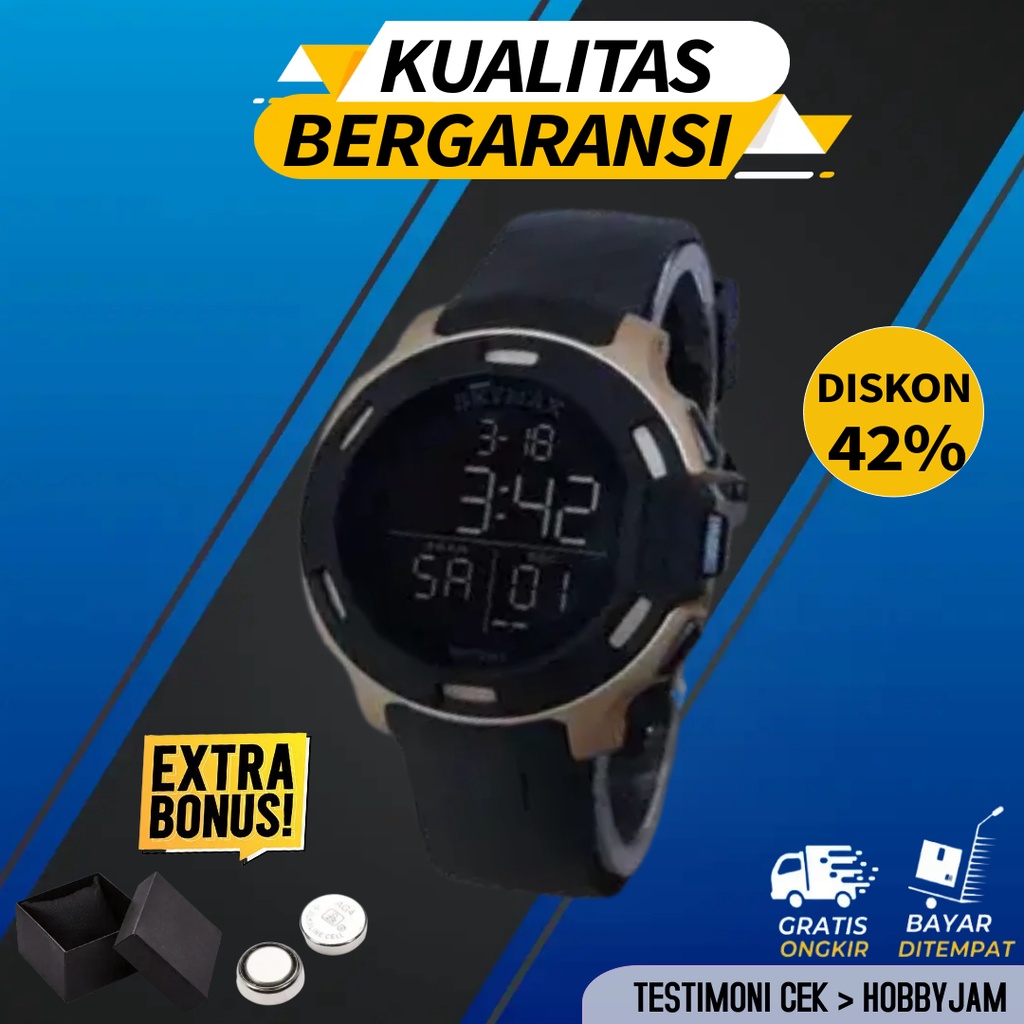 Jam Tangan ORIGINAL SKYMAX 1817G bisa dipake berenang bisa bayar COD