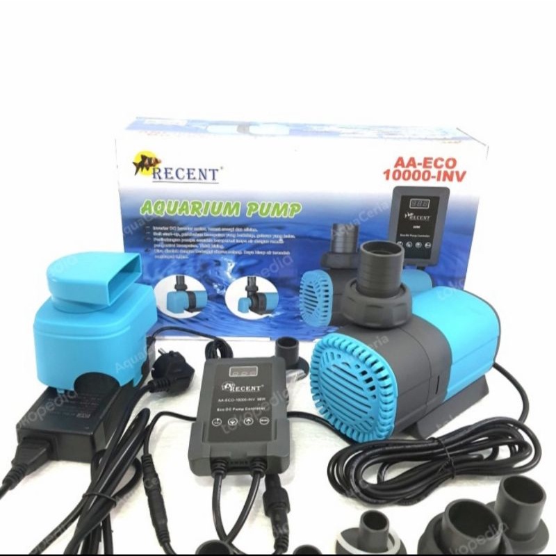 pompa kolam celup air kolam ikan hias power head kualitas terbaik RECENT AA ECO 10000 INV