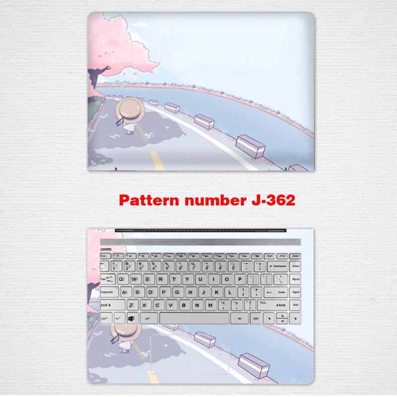 Stiker Skin Vinyl 2 Sisi Pelindung Laptop 11 / 12 / 13 / 14 / 15 / 17 Inch Untuk Universa Hp Pavilion Star 14 X360 / 66 / 15.6 / 15n-d