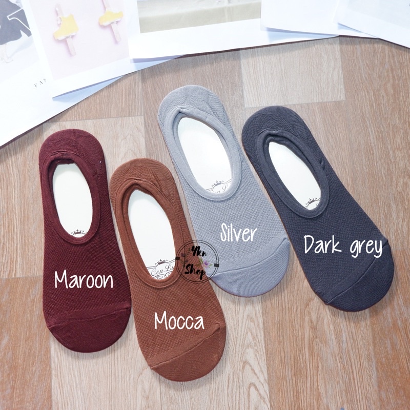 Kaos Kaki Flat/Invisible Socks Bamboo