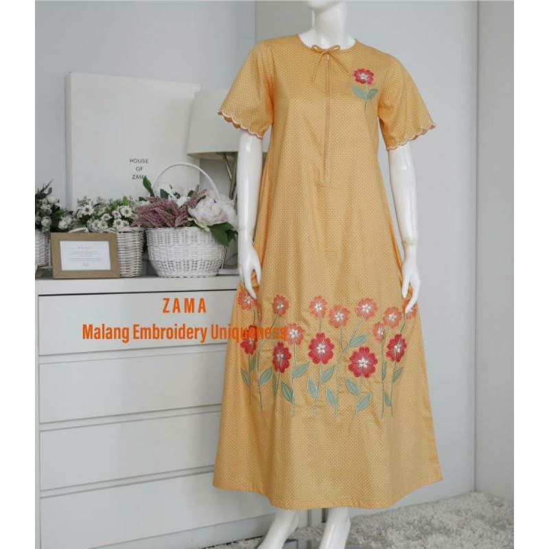 Daster bordir Malang Zama uk L
