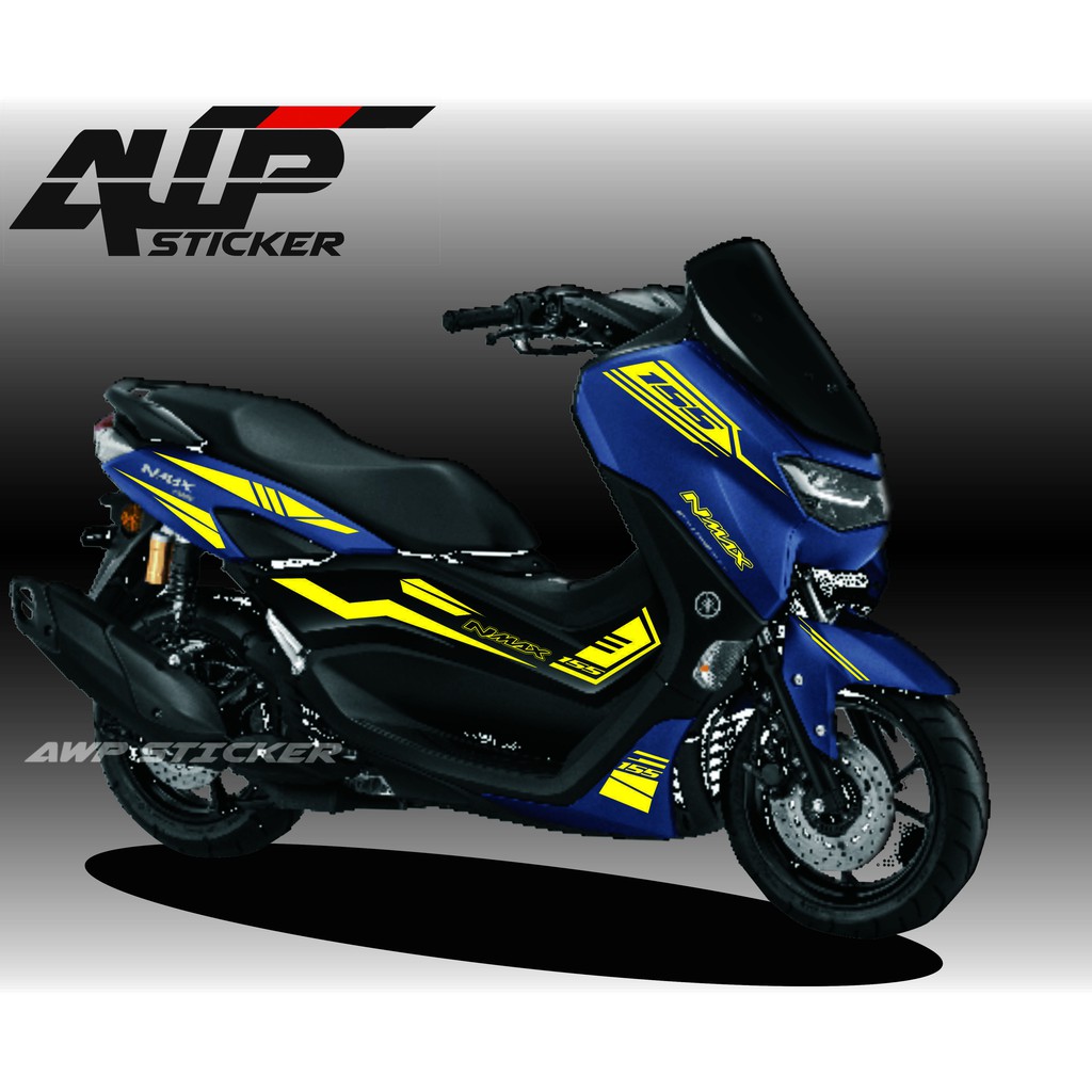 Striping Cutting All New Nmax 155 Biru