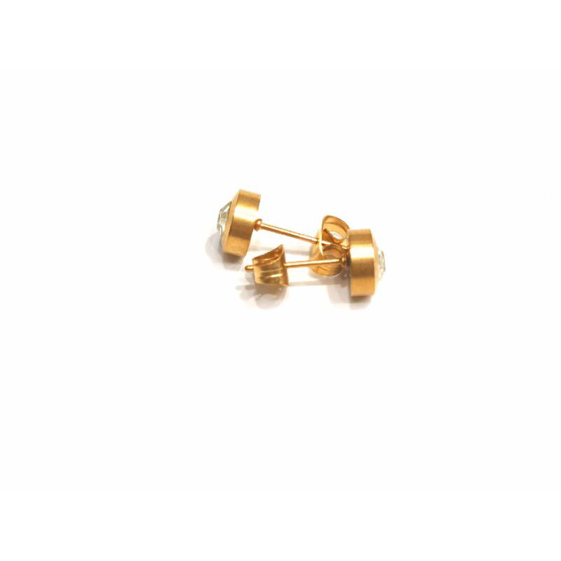 Anting Titanium Mata 1 Warna Emas