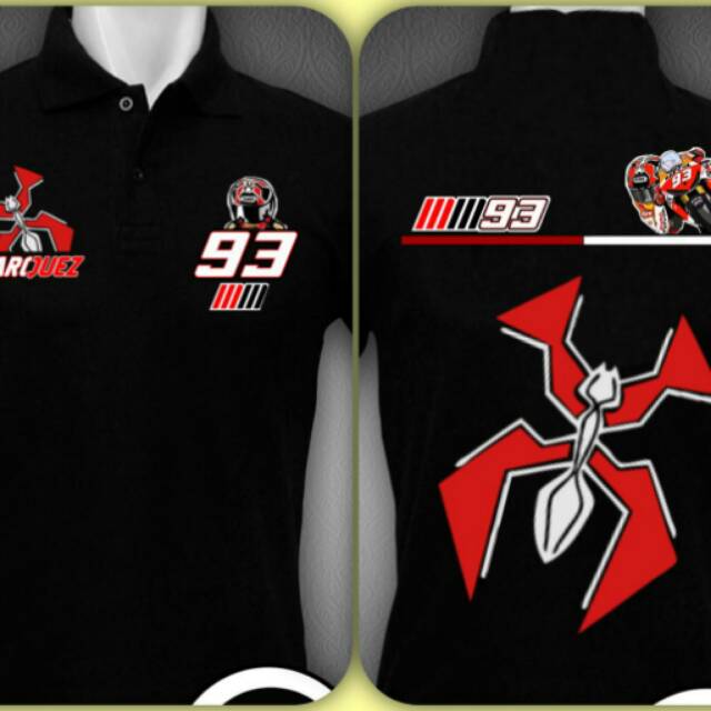 Kaos kerah moto gp mark marquezI