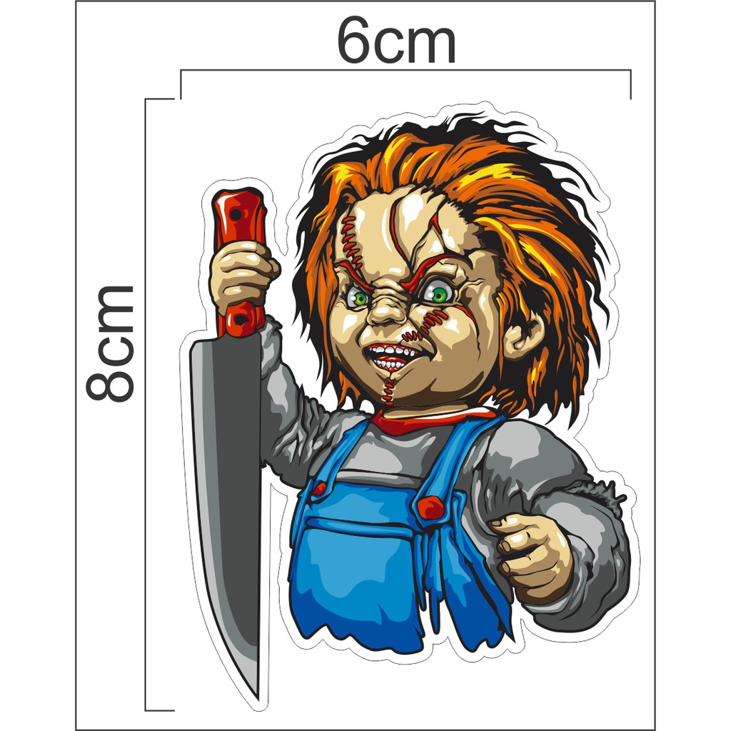 Stiker Printing Chucky Gambar Boneka Chucky Shopee Indonesia