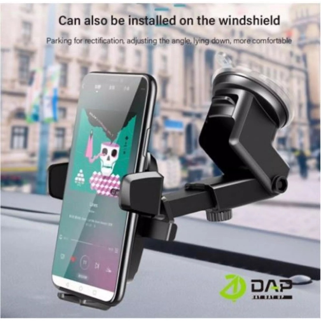 DAP D-CZ3 Car Holder Gravity Universal Phone Car Holder Mobil Dashboard Kaca Mobil