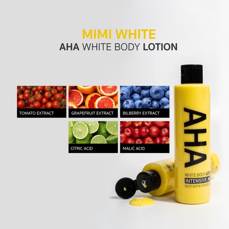 MIMI WHITE AHA BODY LOTION