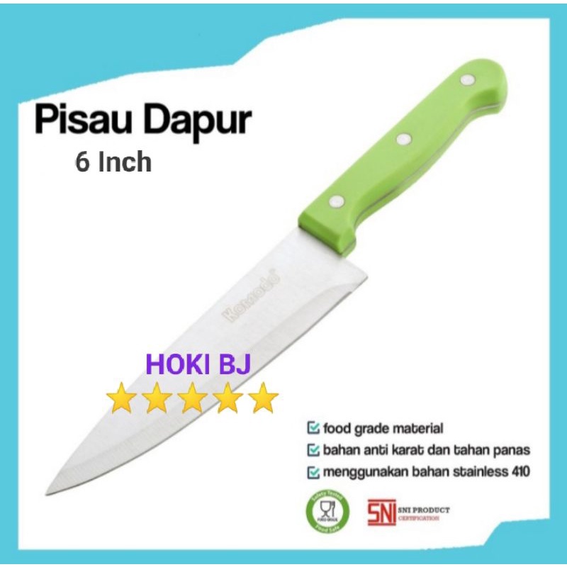 Pisau Dapur Euro  Merek Komodo