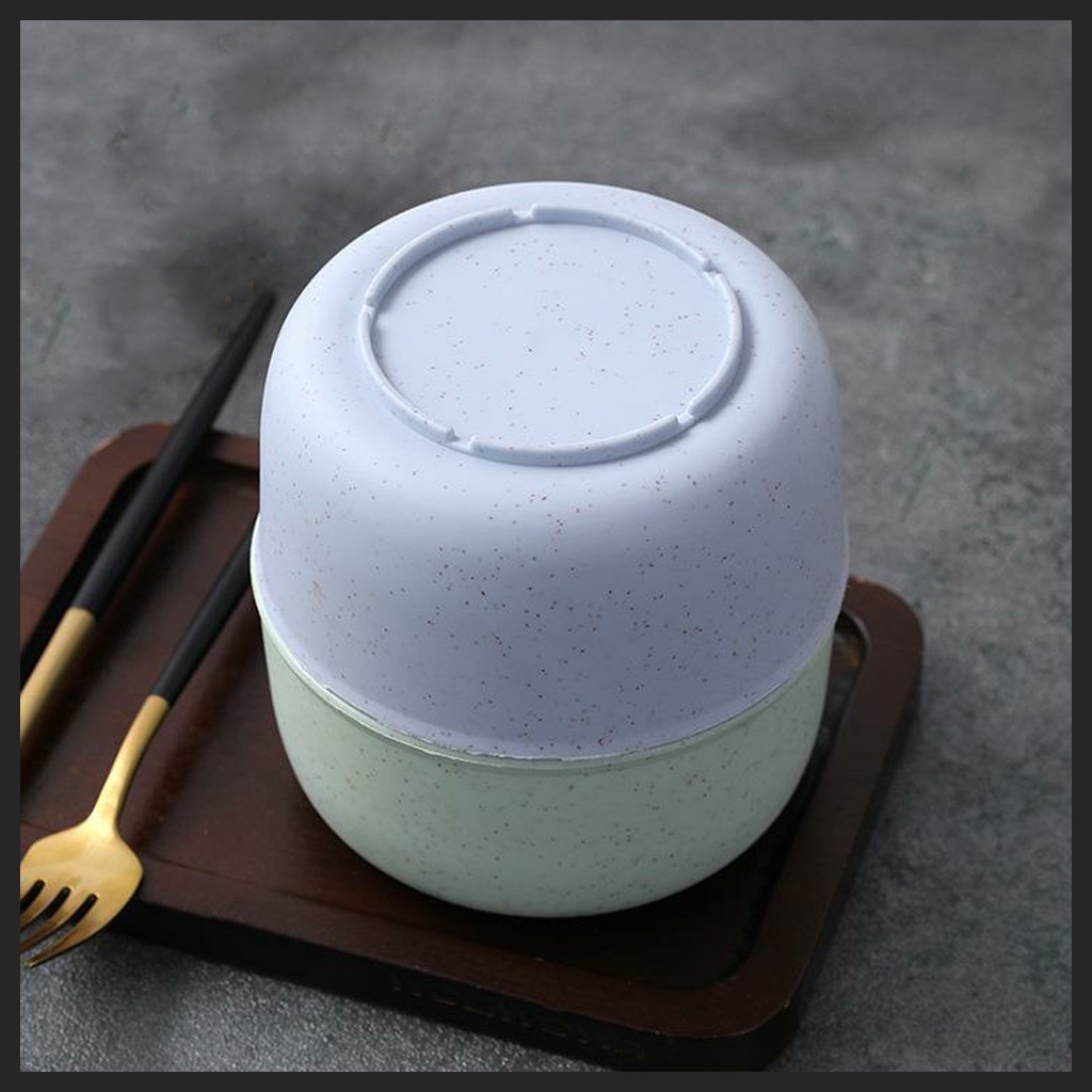 MANGKUK KECIL WHEAT STRAW | RAMAH LINGKUNGAN | MICROWAVABLE | BPA FREE