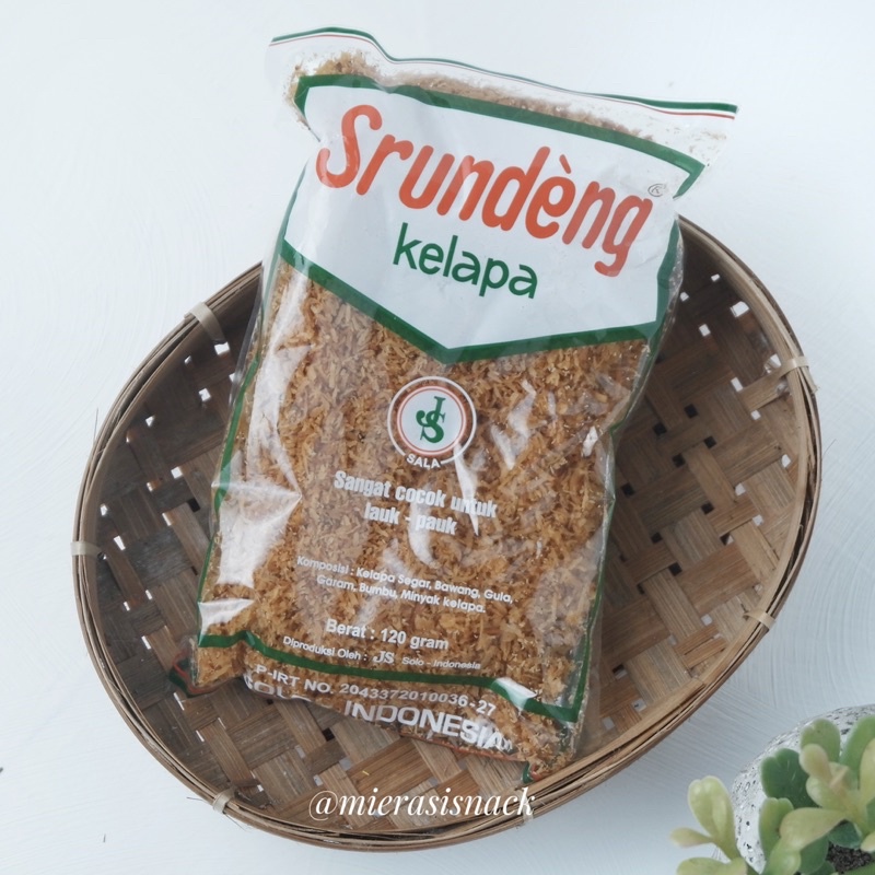 

Srundeng Kelapa 120g khas solo siap makan | serundeng kelapa | teman nasi