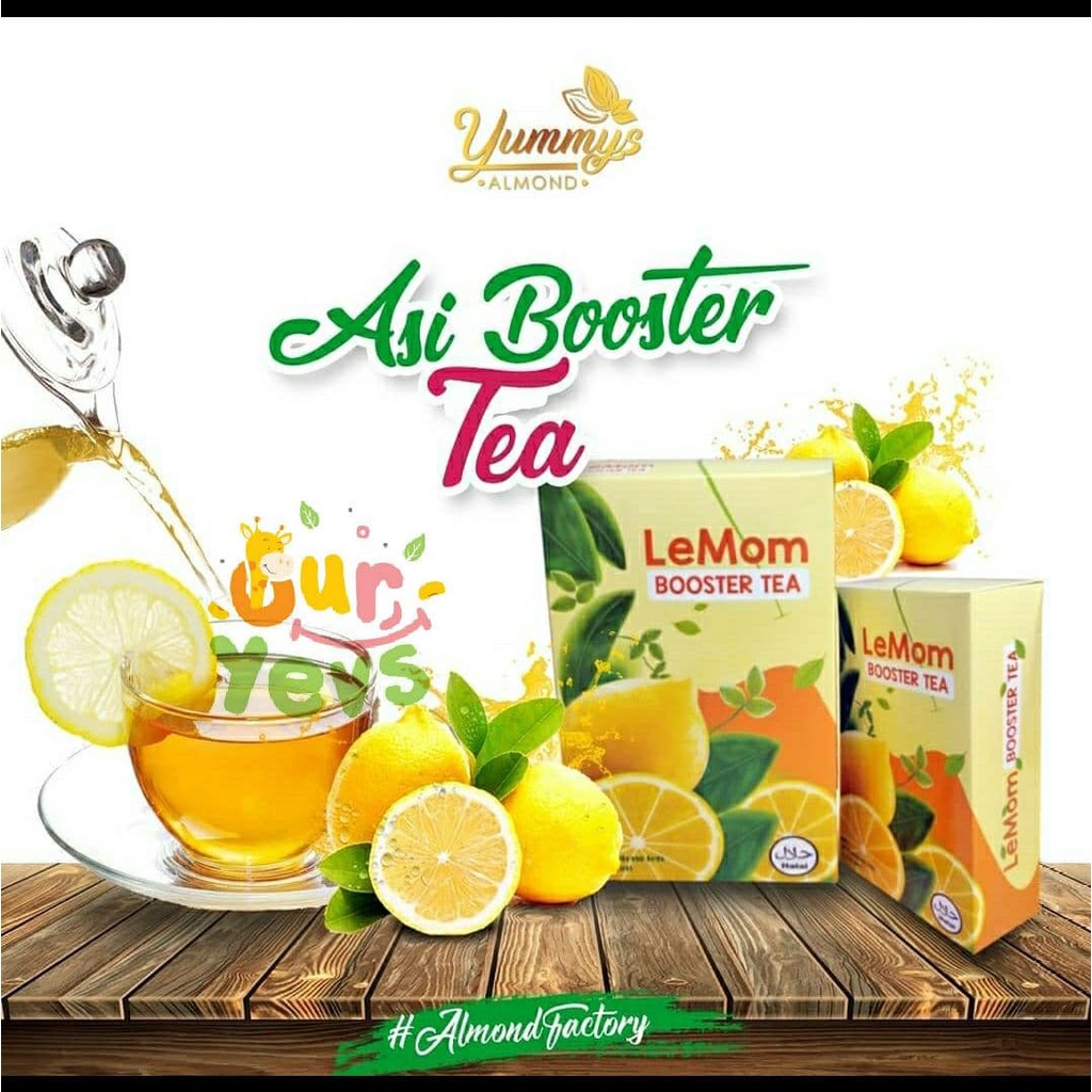 LEMOM Booster Tea Lemon Pelancar ASI Booster dari Fenugreek dan herbal alami