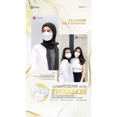 MSGLOW kosme mask / fitmask kosme / pattern kosme/ km 95 kosme / masker ms glow MASKER WAJAH MSGLOW