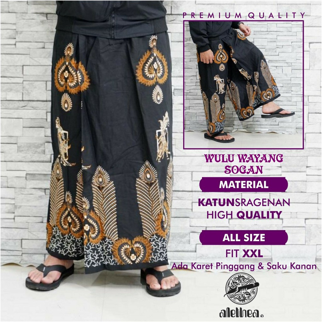 WULU WAYANG SOGAN Sarung Celana Batik Pria Alethea