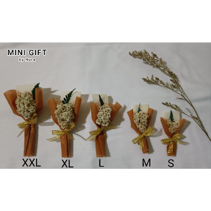 Buket Mini Edelweis Mini Buket Pelengkap Hampers / Hadiah / Kado Termurah