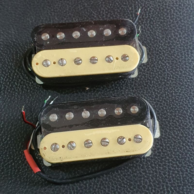 Pickup humbucker PRS Tremonti Zebra bridge dan neck position