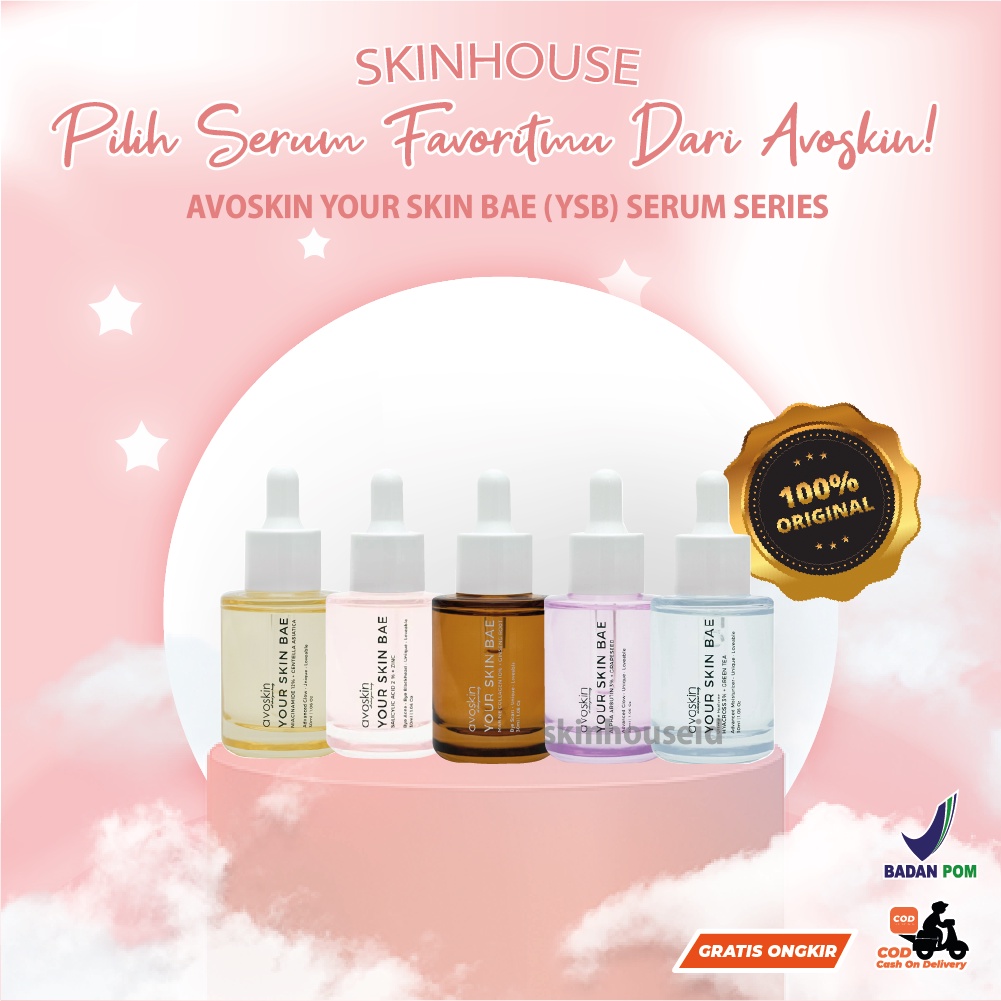 Skinhouseid Avoskin Your Skin Bae YSB Serum Series Original Skincare Pelembab Anti Aging Pencerah Wajah BPOM