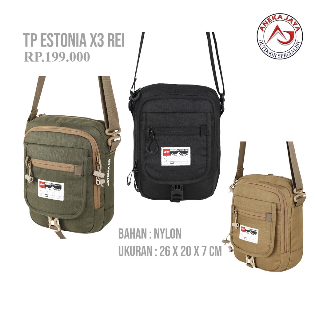 Travel Pouch Rei Estonia X3 Include Rain Cover