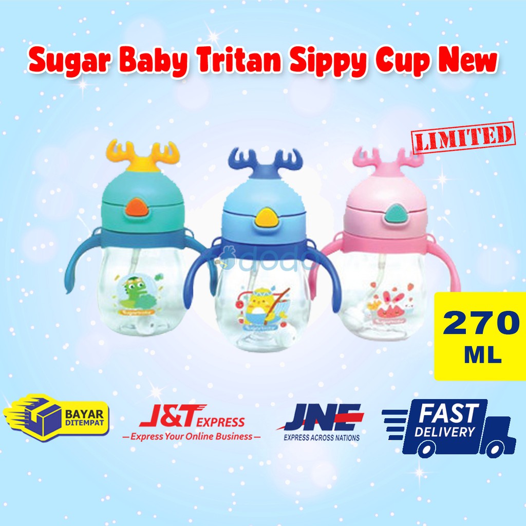 Sugar Baby Tritan Sippy Cup 270ml - Botol Minum Anak