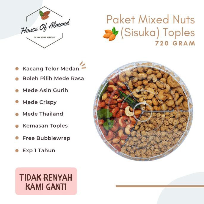 

Terbaru Paket Mixed Nuts Toples (Sisuka)