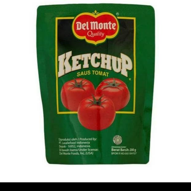 

DELMONTE SAUS TOMATO STANDING POUCH 200 GRAM