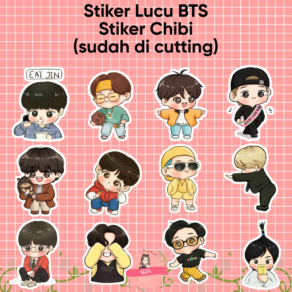 Jual STIKER CUTE | STIKER BTS CUTE | STIKER HP | STIKER DIARY | STIKER ...