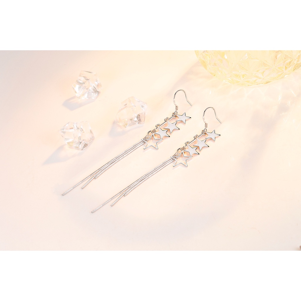 Anting Perak 925 Wanita Anting-Anting Rantai Perhiasan Fashion