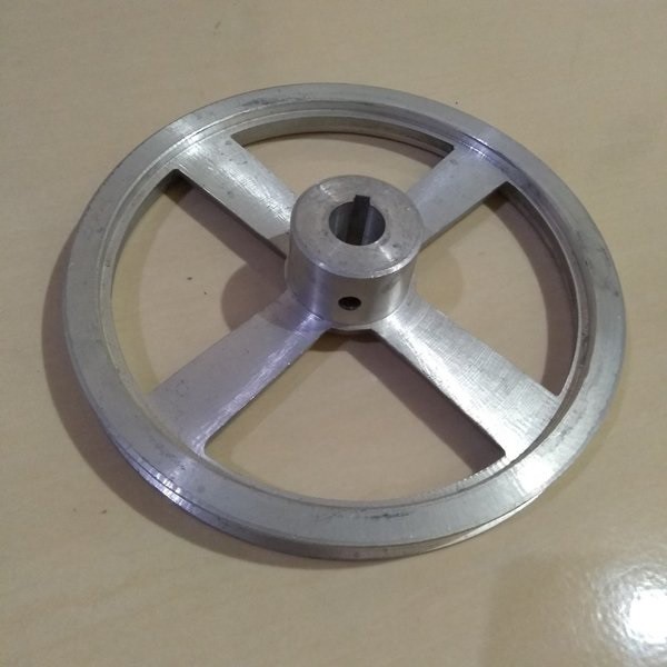 Pulley / Pully / Puli / Poly / Polly Jalur A1 Diameter 8&quot; Inch As 22 mm Aluminium