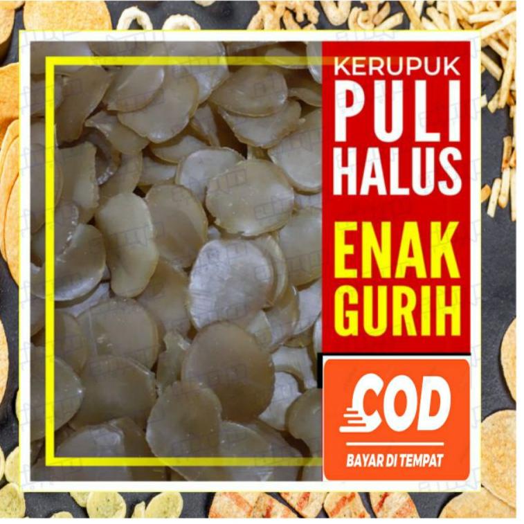 

Promo Besar ||40q, krupuk puli bawang mentah gurih 1kg