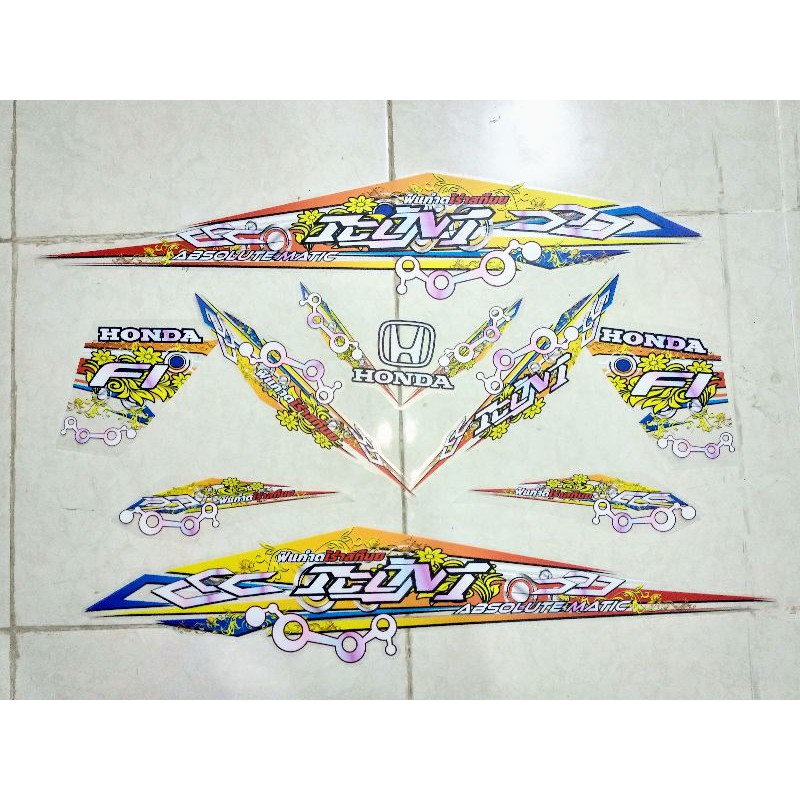 Striping Hologram Honda Beat FI 2014 injeksi 0079