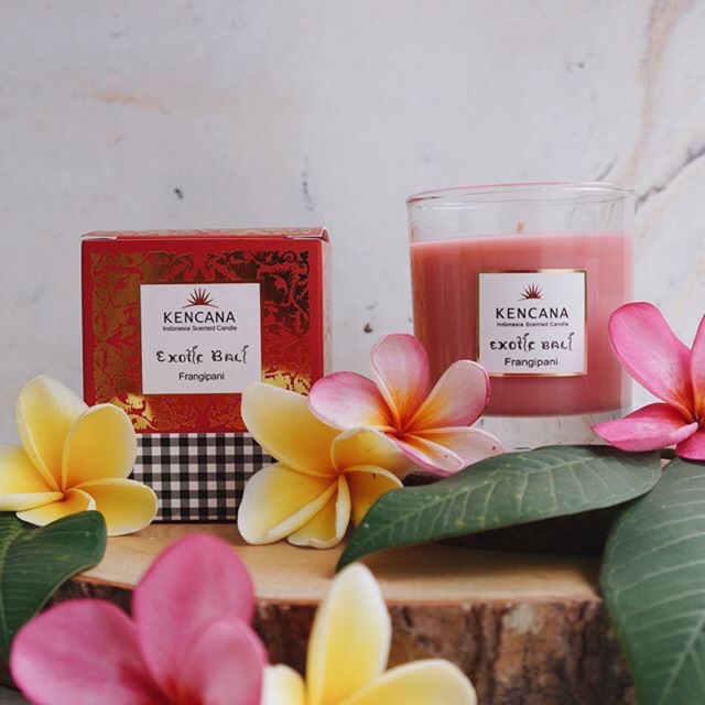Jual Kencana Candle Exotic Bali ( Frangipani ) Scented Candle Indonesia