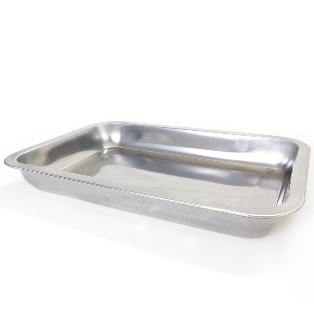 FM - Nampan Baki Stainless Steel 32 x 22 x 4 cm serbaguna