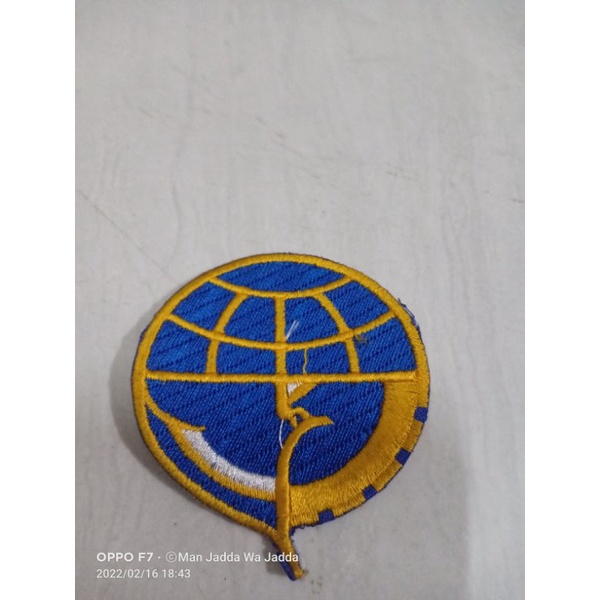 BEDGE BET DISHUB LOGO BORDIRAN DISHUB EMBLEM BORDIRAN DISHUB