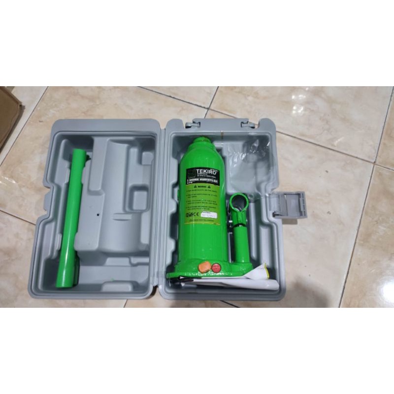 TEKIRO dongkrak botol 6 ton hydraulic bottle jack ORIGINAL