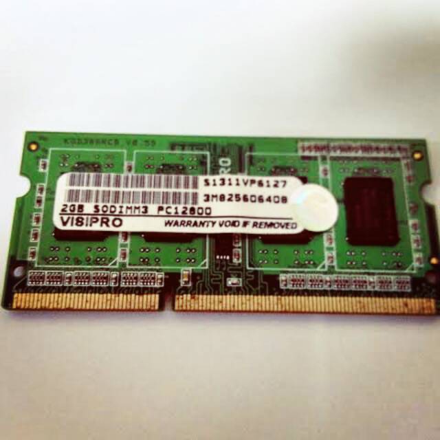 Ram visipro ddr 3 laptop 2 gb