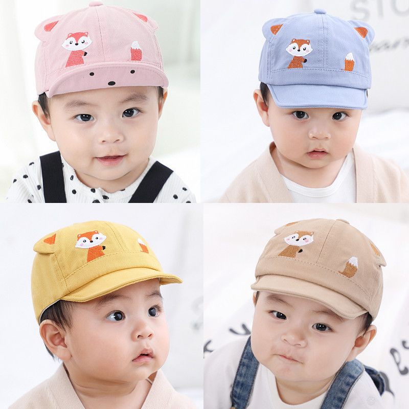 Topi Anak Baseball bayi Tupai Bordir baby cap Fox 6 bln - 2 thn