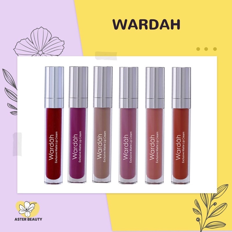 WARDAH Matte Lip Cream Lip Cream Matte Wardah