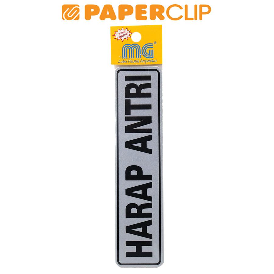 

SIGN LABEL MG 2A SL-18 HARAP ANTRI