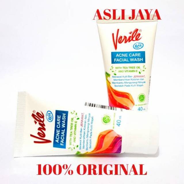 Verile Acne Care Facial Wash (Pembersih Wajah)