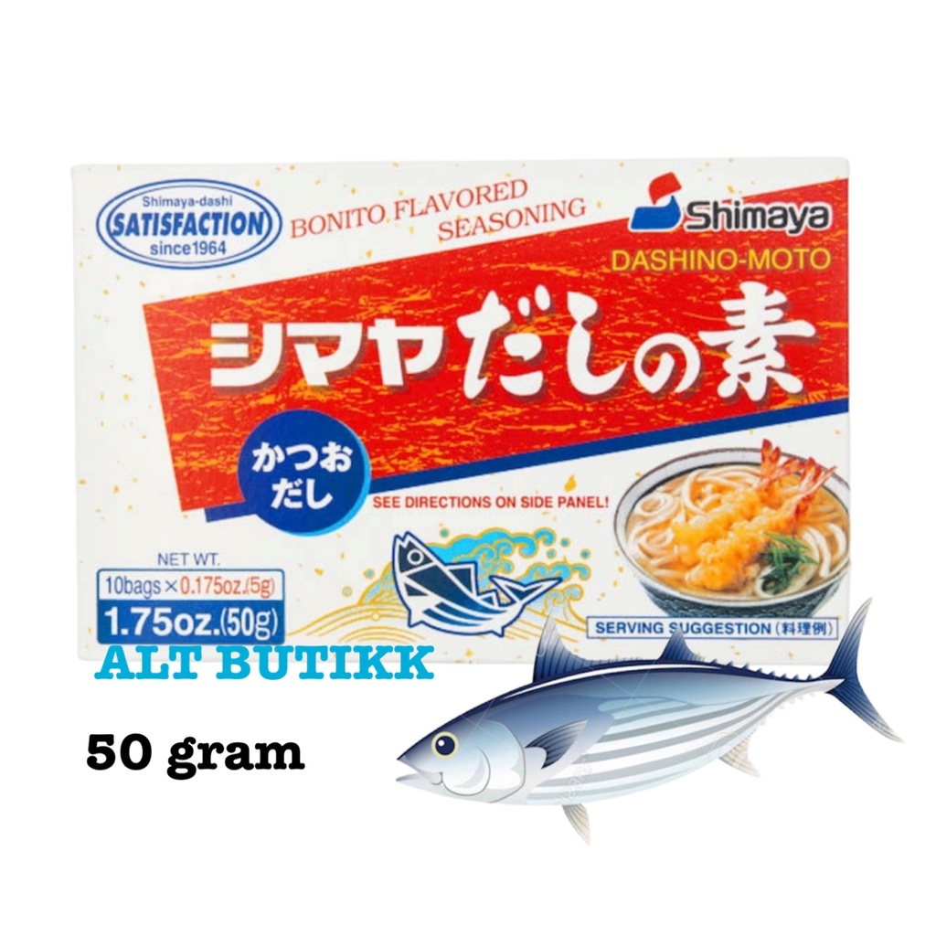 

SHIMAYA DASHI NO MOTO | KALDU BUBUK IKAN BONITO 50 GR | ORIGINAL JAPAN
